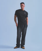 SILVER BRN MUSCLE FIT T-SHIRTS [BLACK]