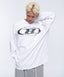 CRACK B SYMBOL LONGSLEEVE [WHITE]