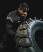 BRN ECLIPSE SEAMLESS HALF ZIP UP LONG SLEEVE [BLACK]