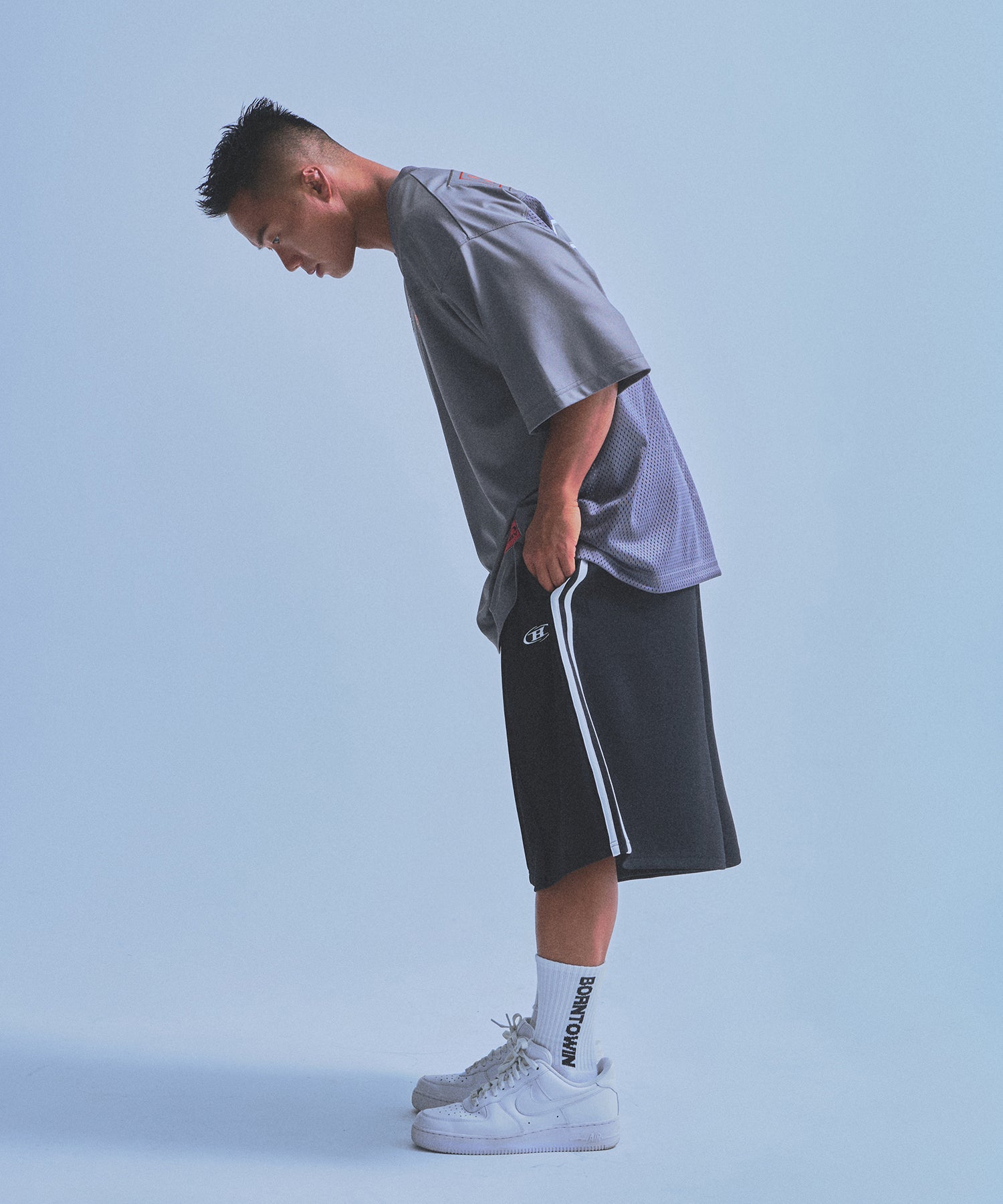 08 RUGBY JERSEY T-SHIRTS [CHARCOAL] Secondary image