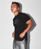 STROKE B QUICK DRY T-SHIRTS [BLACK]