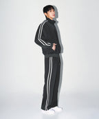 CHROME B JERSEY TRACK PANTS [CHARCOAL]
