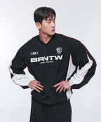 BRNTW VENTILATION NYLON TOP [BLACK]