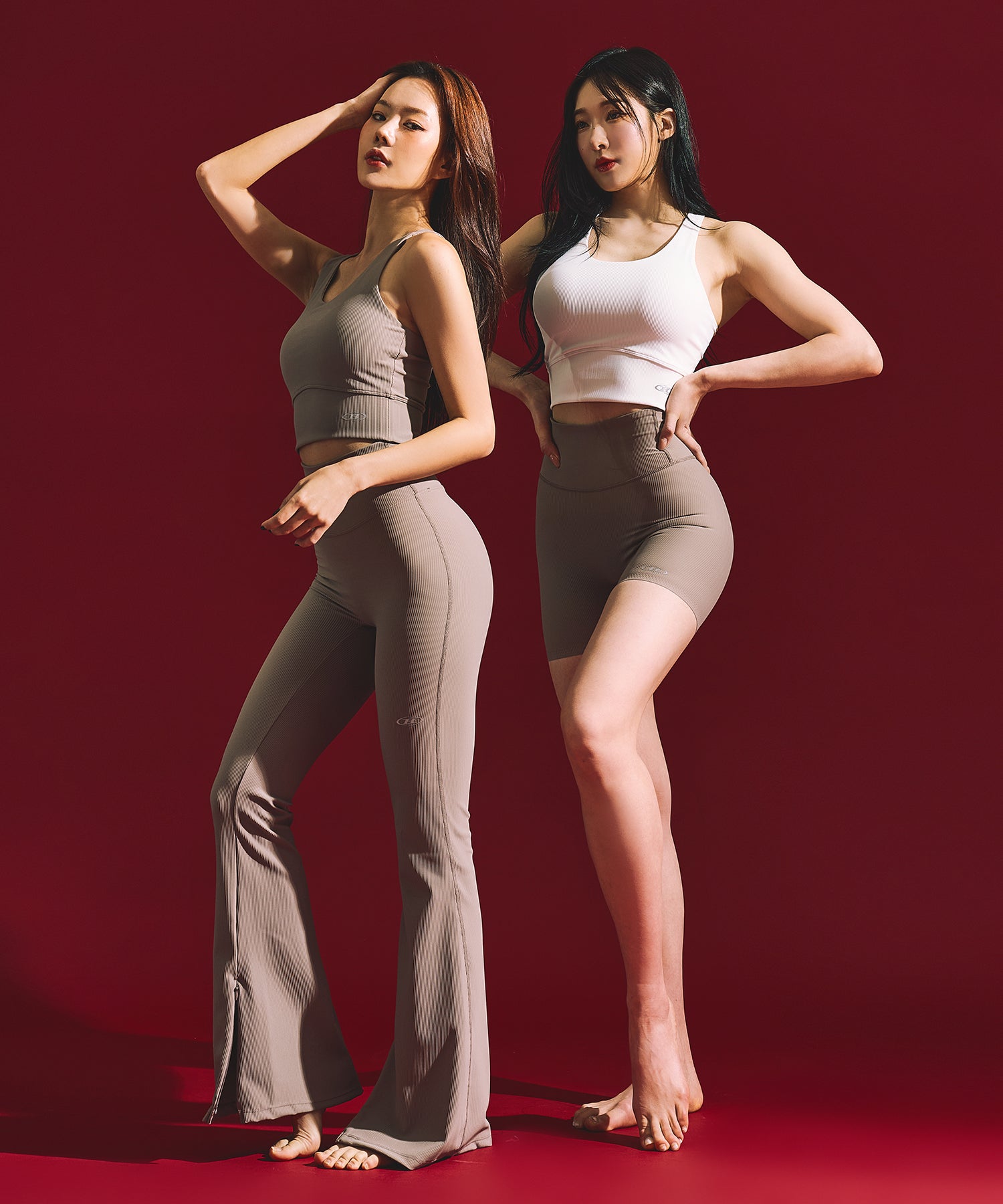 W B-FLEX BRA TOP [BROWN]