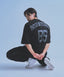 85 BACK LOGO EXTRA FIT T-SHIRTS [BLACK]