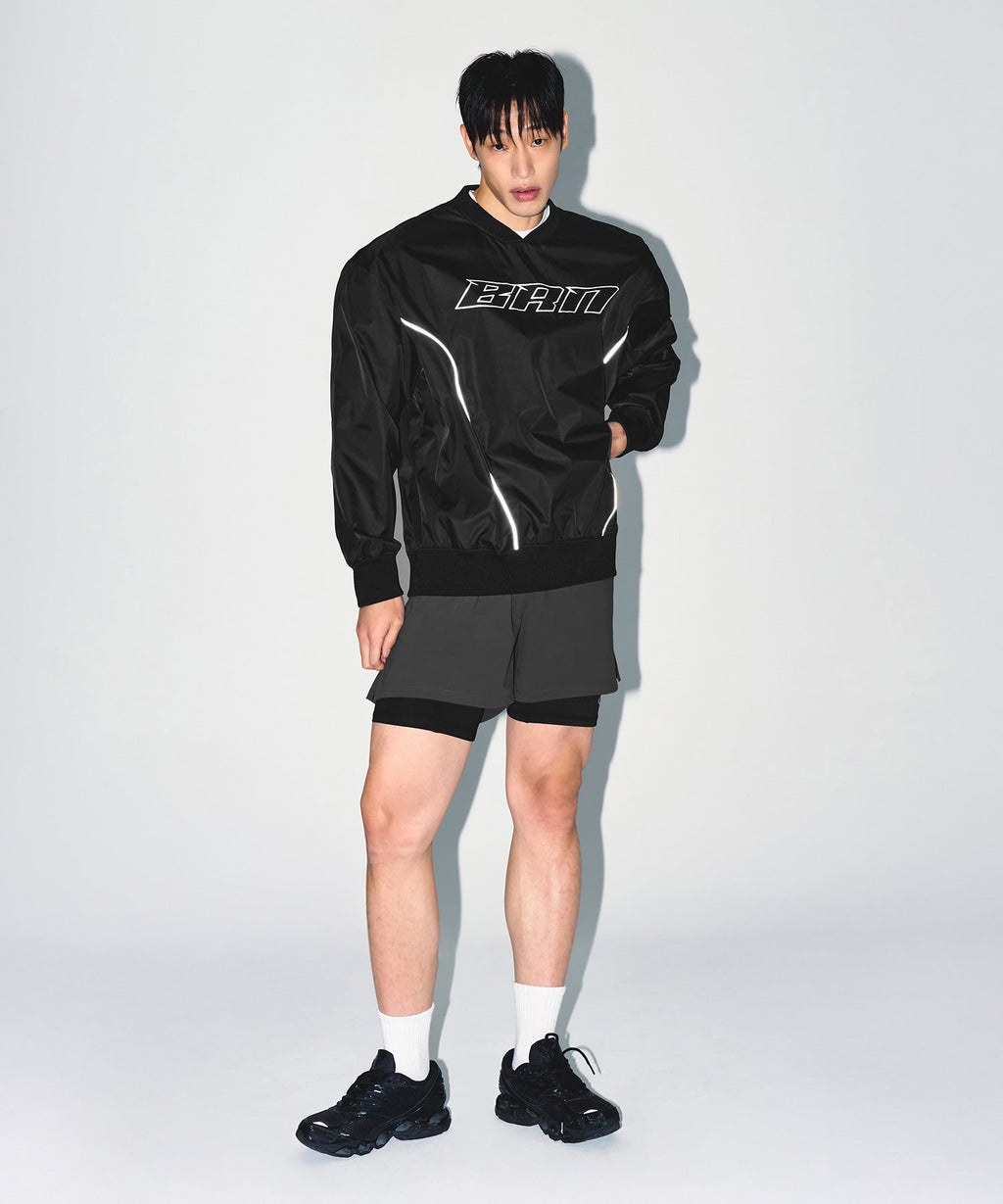 BRN OUTBAND 2 IN 1 SQUAT SHORTS [CHARCOAL]