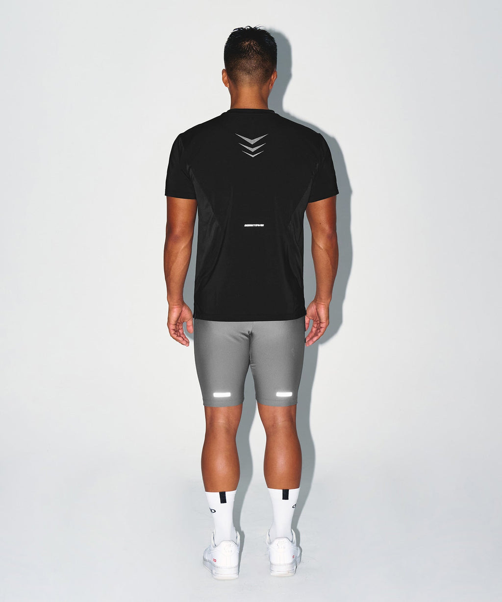 STROKE B QUICK DRY T-SHIRTS [BLACK]