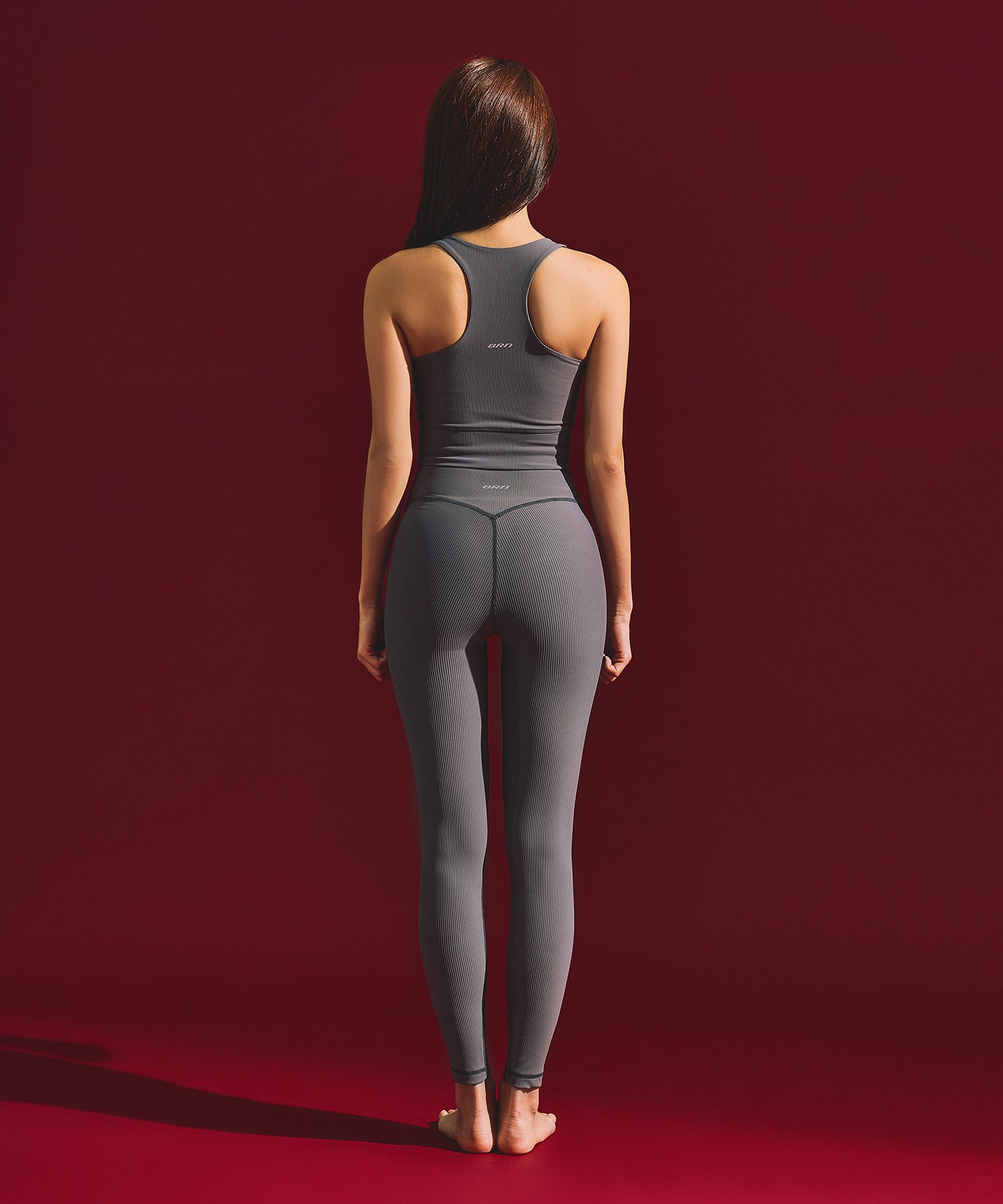 W B-FLEX LONG LEGGINGS [CHARCOAL] Secondary image