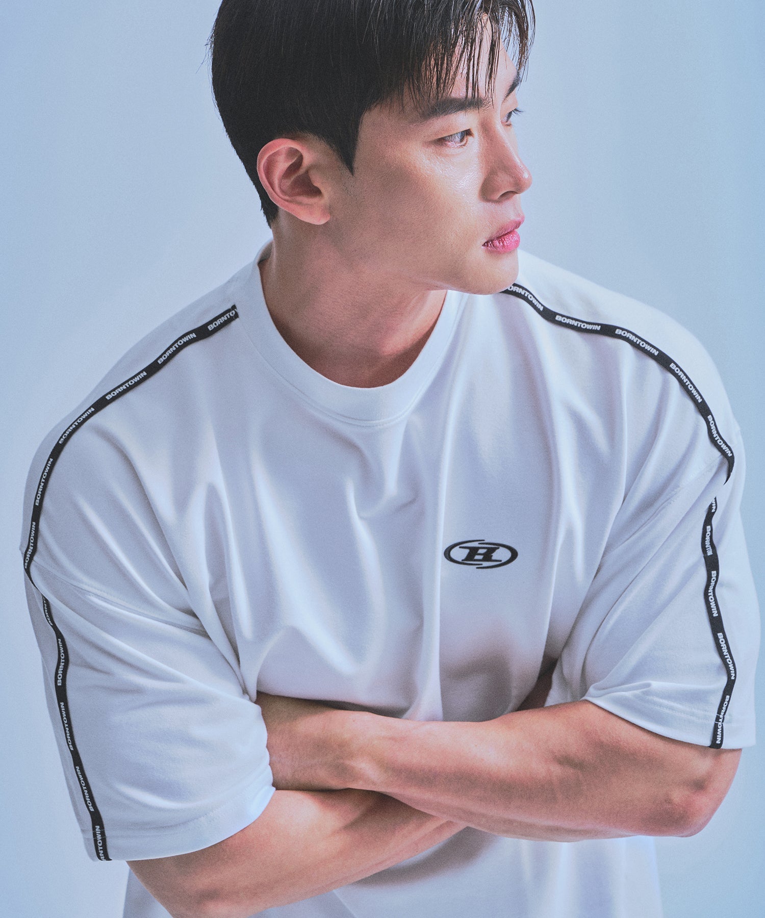 BLACK LINE EXTRA FIT T-SHIRTS [WHITE] Secondary image