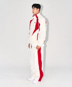 NYLON BLOCK JACKET [WHITE]