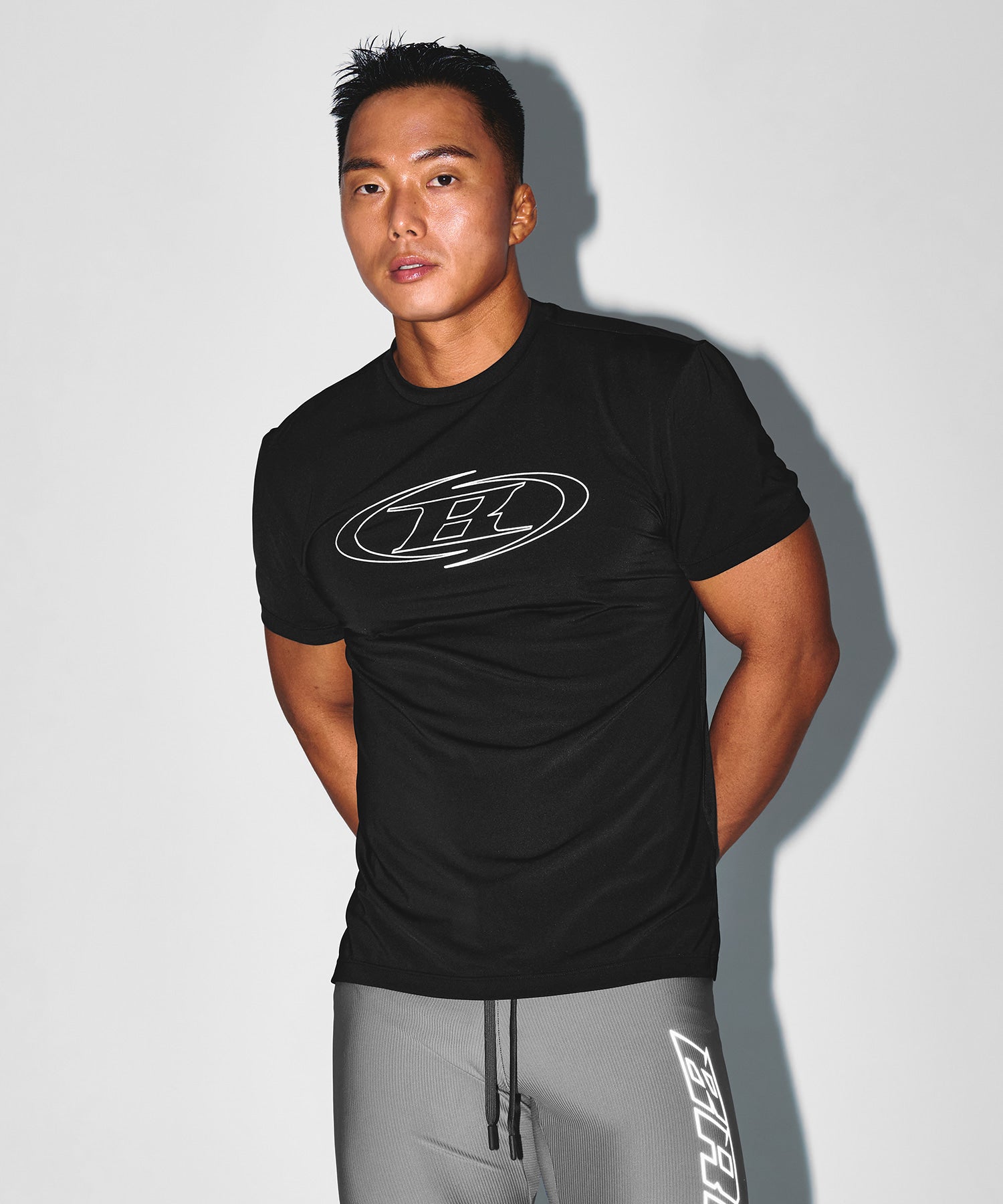 STROKE B QUICK DRY T-SHIRTS [BLACK]