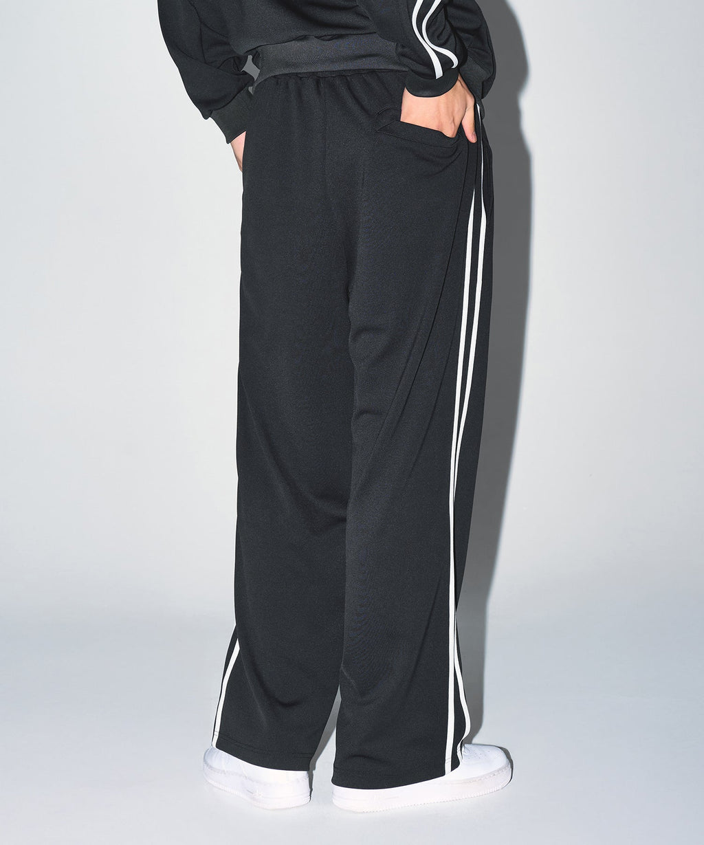 CHROME B JERSEY TRACK PANTS [CHARCOAL]