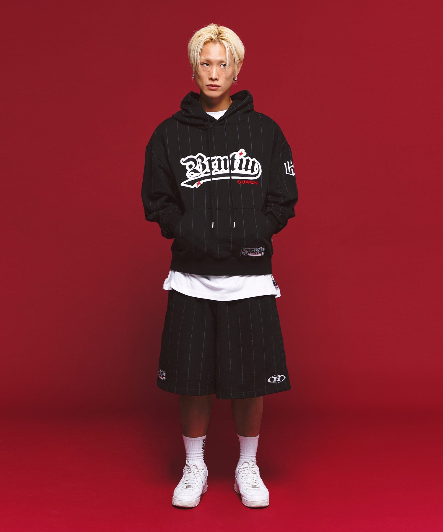 BORNTOWIN X KT WIZ HOODIE [BLACK] Main image