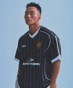 SYMBOL B SOCCER STRIPE JERSEY [BLACK]