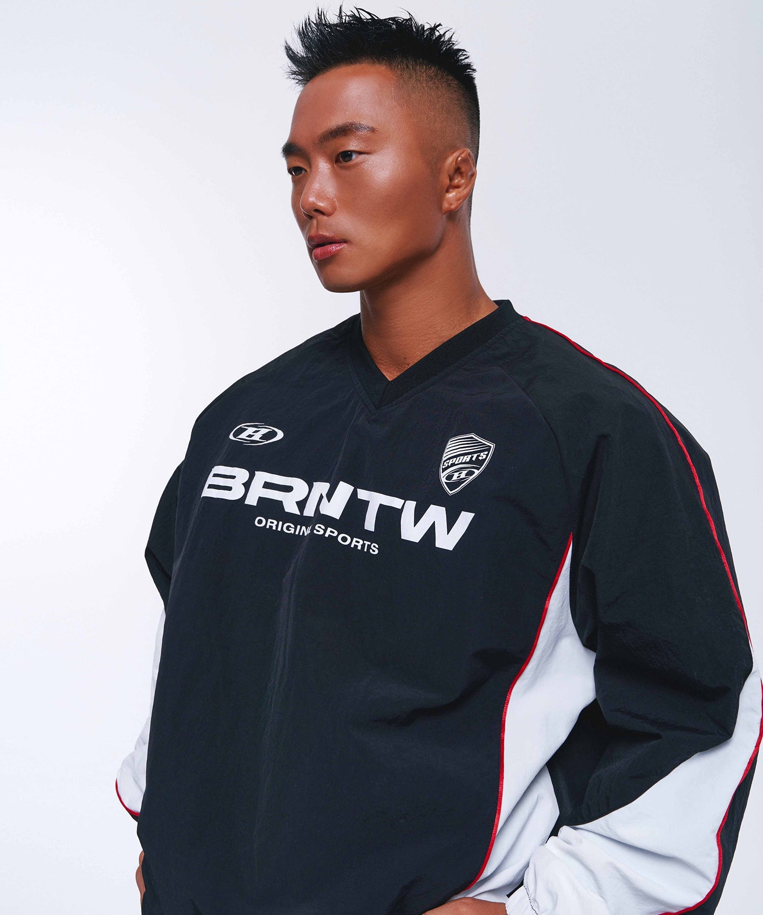 BRNTW VENTILATION NYLON TOP [BLACK] Secondary image