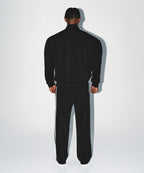 CHROME B JERSEY TRACK PANTS [BLACK]