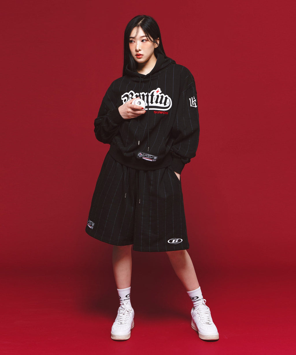 BORNTOWIN X KT WIZ HOODIE [BLACK]