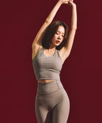 W B-FLEX BRA TOP [BROWN]