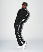 CHROME B JERSEY TRACK PANTS [BLACK]