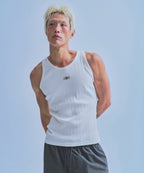 B PENDANT SLICE SLEEVELESS [WHITE]