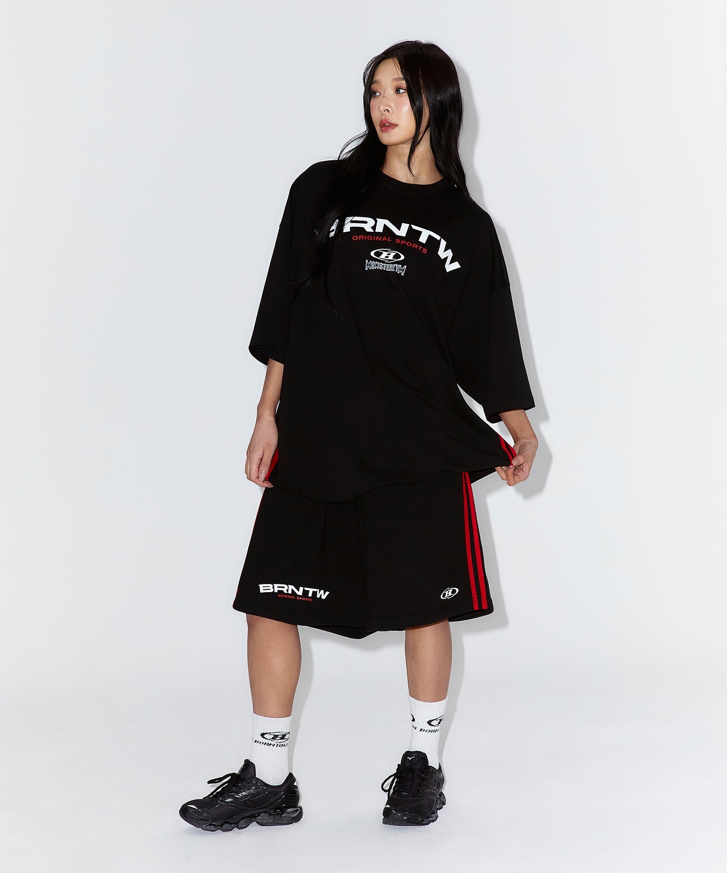 MONSTERZYM BERMUDA PANTS [BLACK]