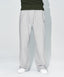 CHROME B SEMI WIDE PANTS [MELANGE GREY]