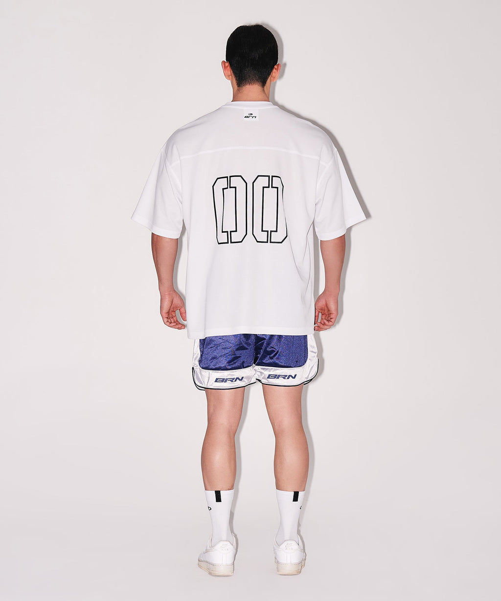 BRN NUMBER TECH EXTRA FIT T-SHIRTS [WHITE]