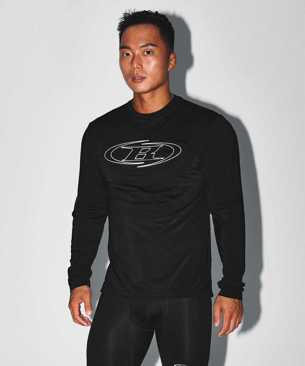 STROKE B QUICK DRY LONG SLEEVE [BLACK]