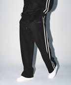 CHROME B JERSEY TRACK PANTS [BLACK]