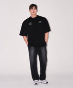 BRN NUMBER TECH EXTRA FIT T-SHIRTS [BLACK]