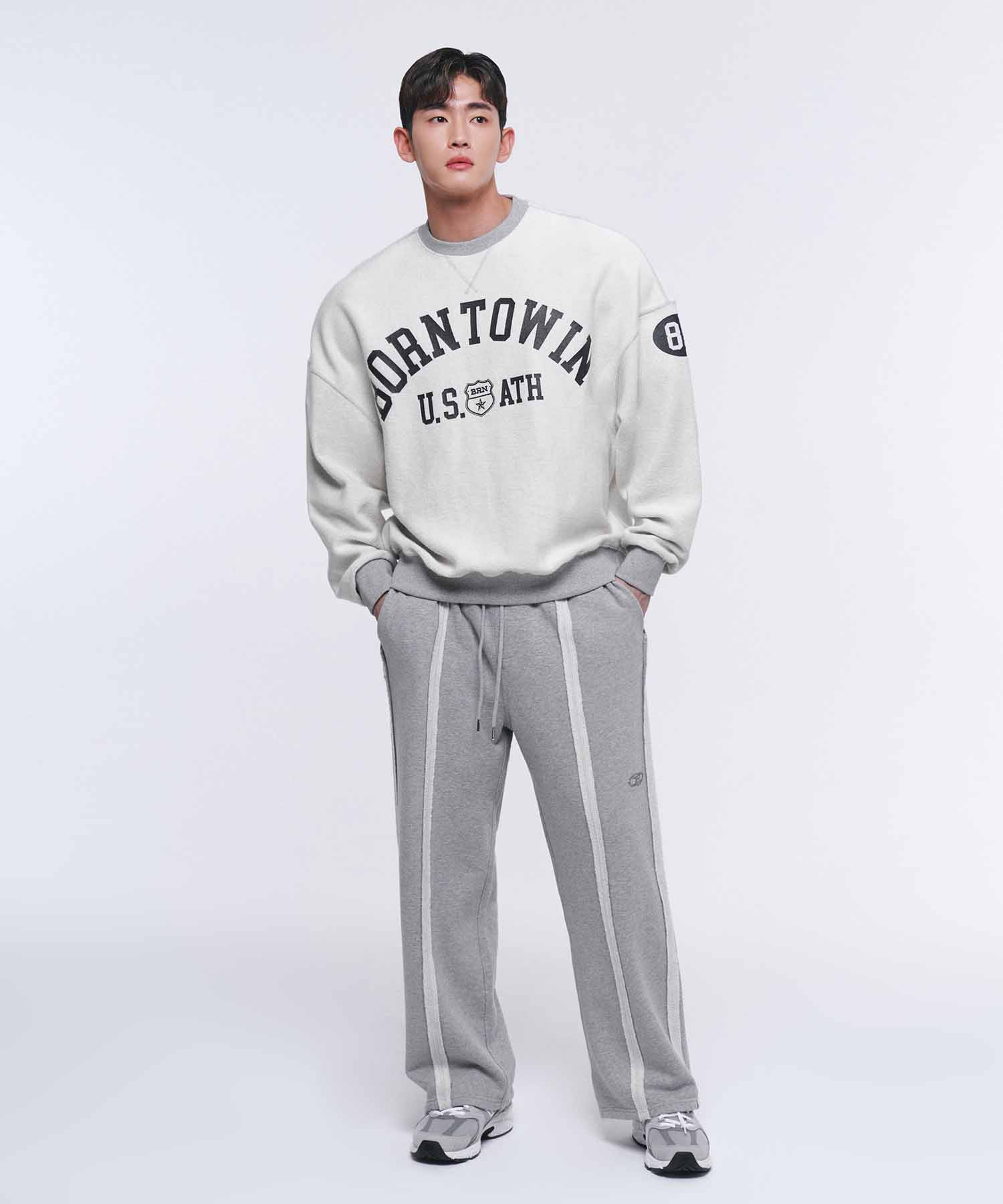 85 ATH REVERSE SWEATSHIRTS [MELANGE GREY] Secondary image