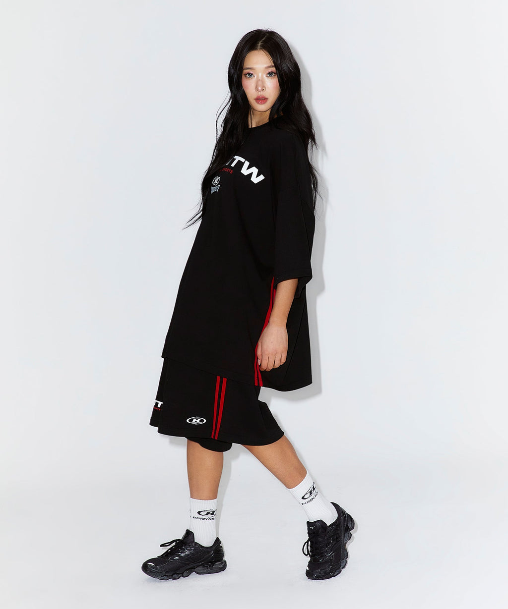 MONSTERZYM BERMUDA PANTS [BLACK]