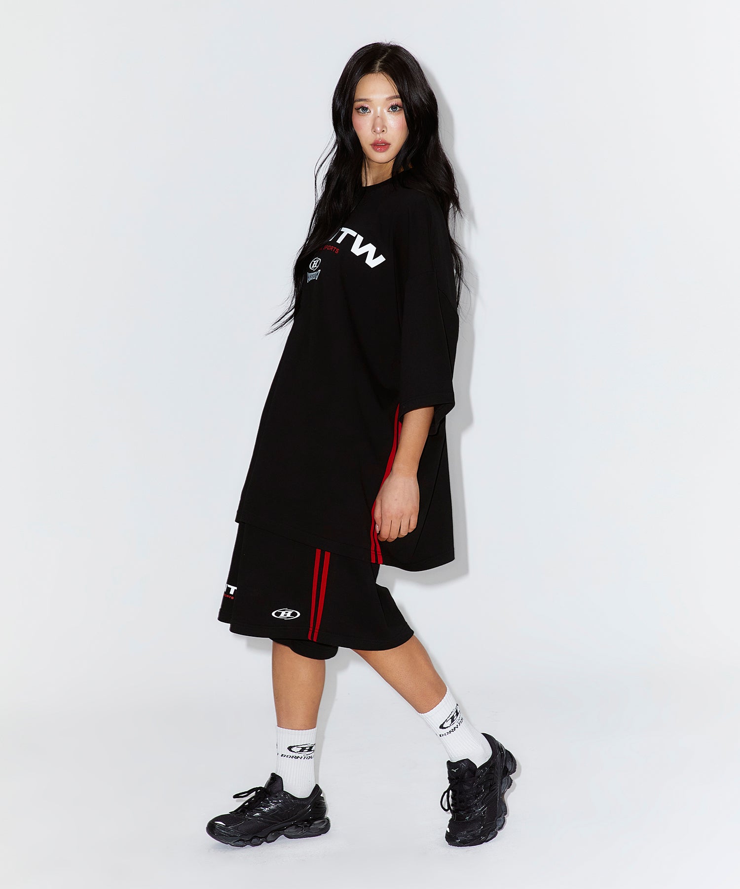 MONSTERZYM BERMUDA PANTS [BLACK]