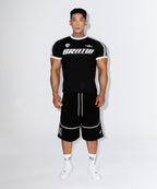 [Lee Jun-ho] WINNER REFLECTIVE BERMUDA PANTS [BLACK]