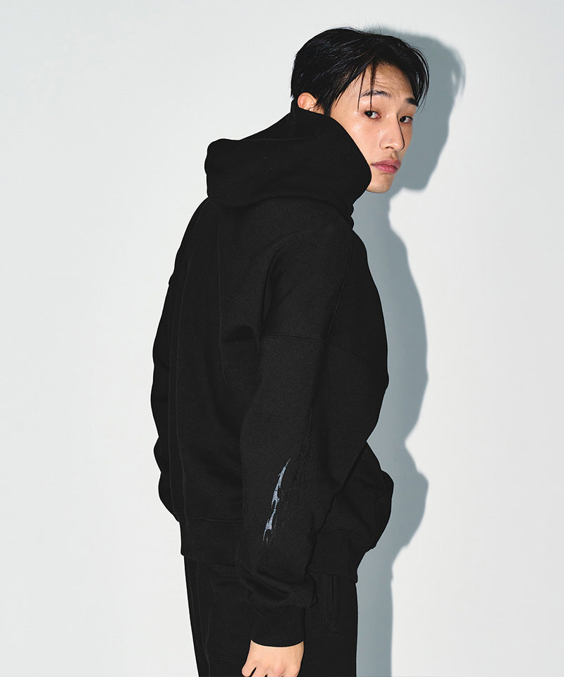 TRIBAL EXTRA FIT HOODIE [BLACK]