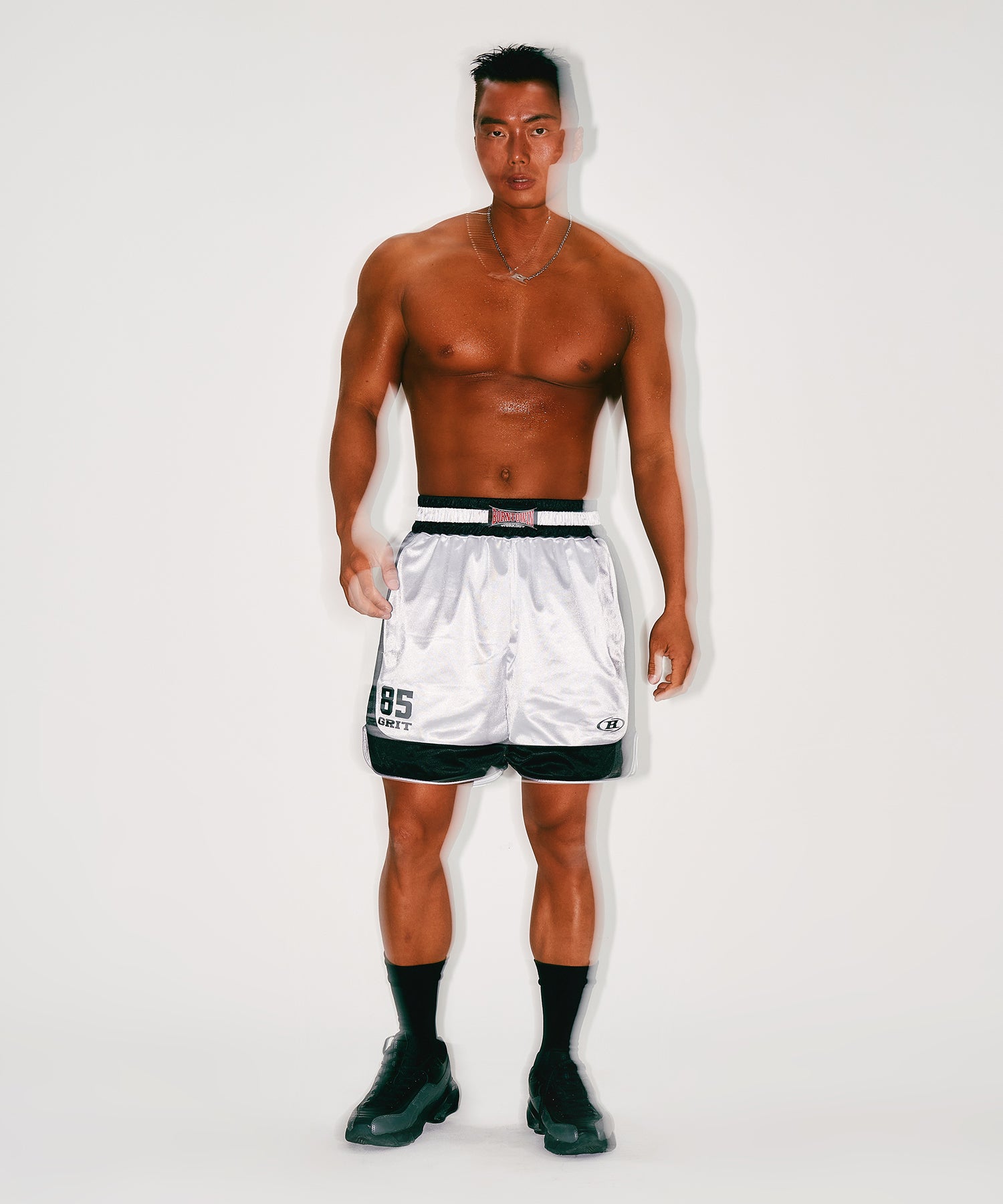 GRIT BOXER SHORTS [SILVER] Secondary image