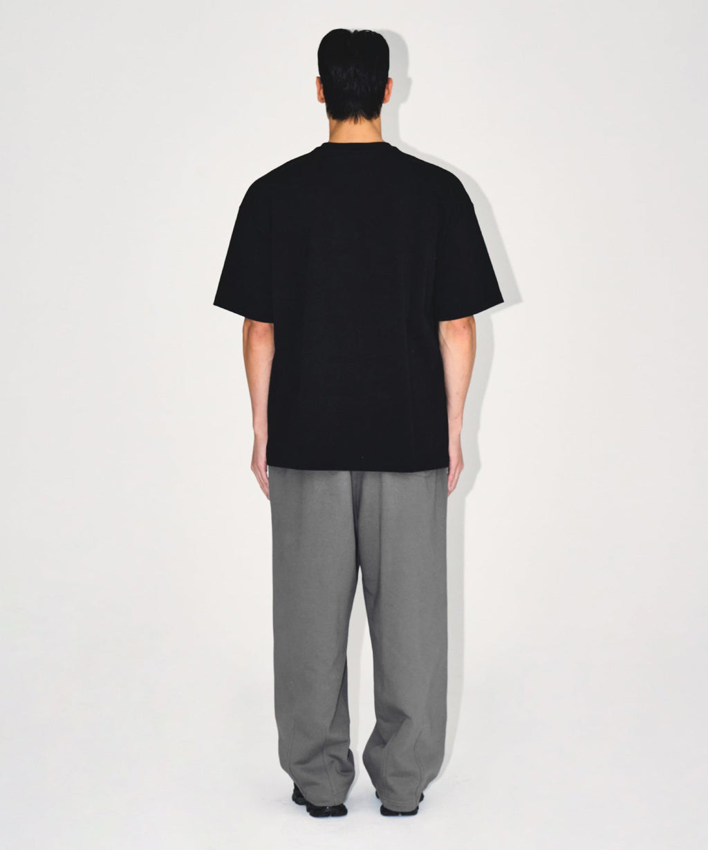 CHROME B MAXI WIDE PANTS [CHARCOAL]