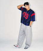CHROME B MAXI WIDE PANTS [MELANGE GREY]