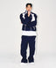 NYLON BLOCK STRING PANTS [NAVY]