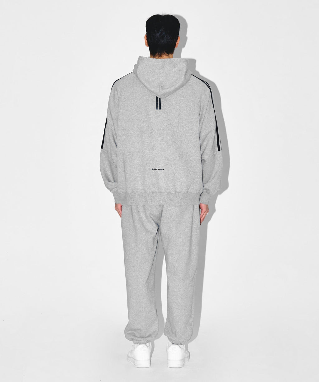 CHROME B JOGGER PANTS [MELANGE GREY]