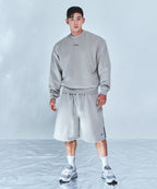 CHROME B BLACK LINE HALF PANTS LONG VER