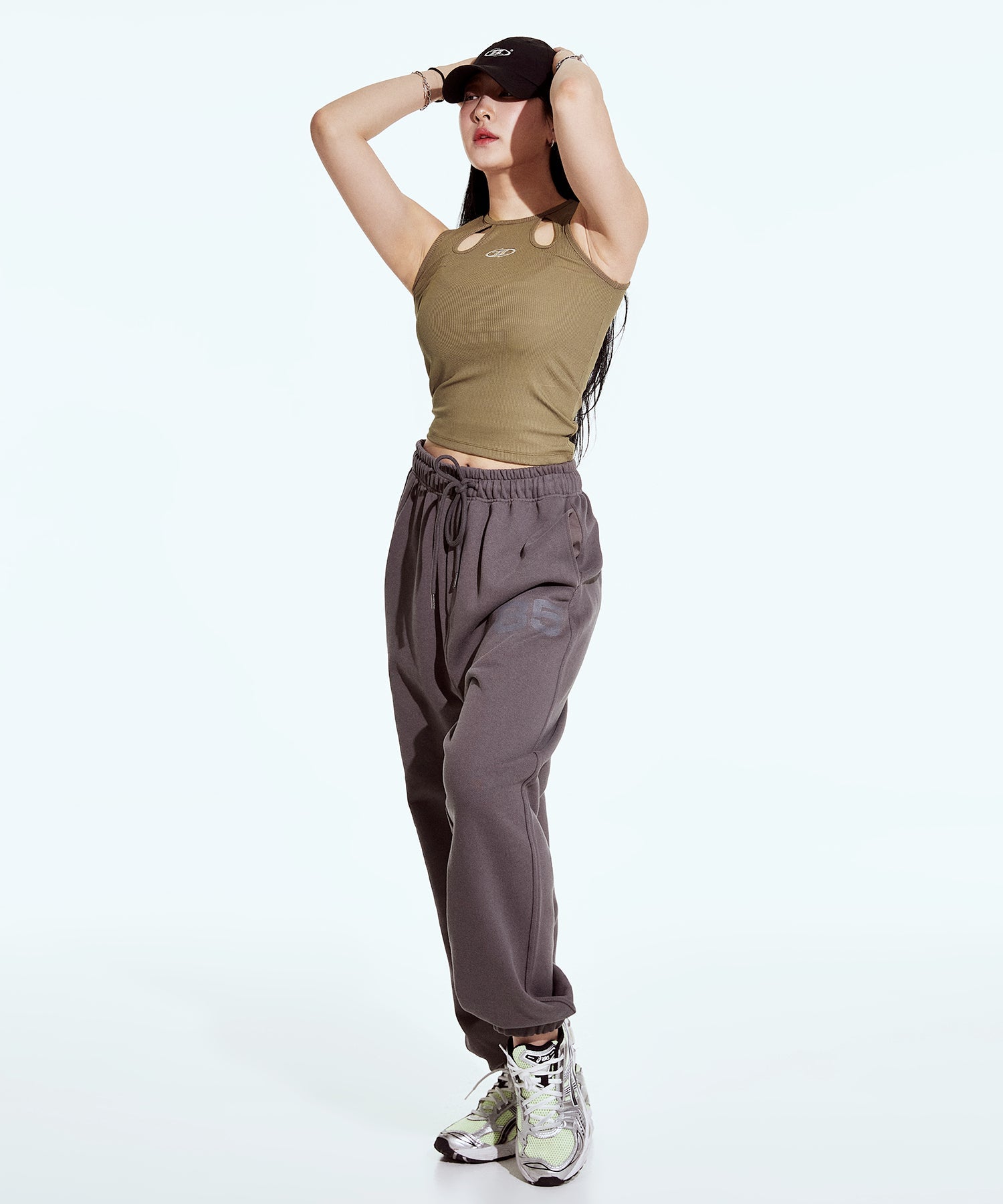 CUT-OUT TANK TOP [IVORY]