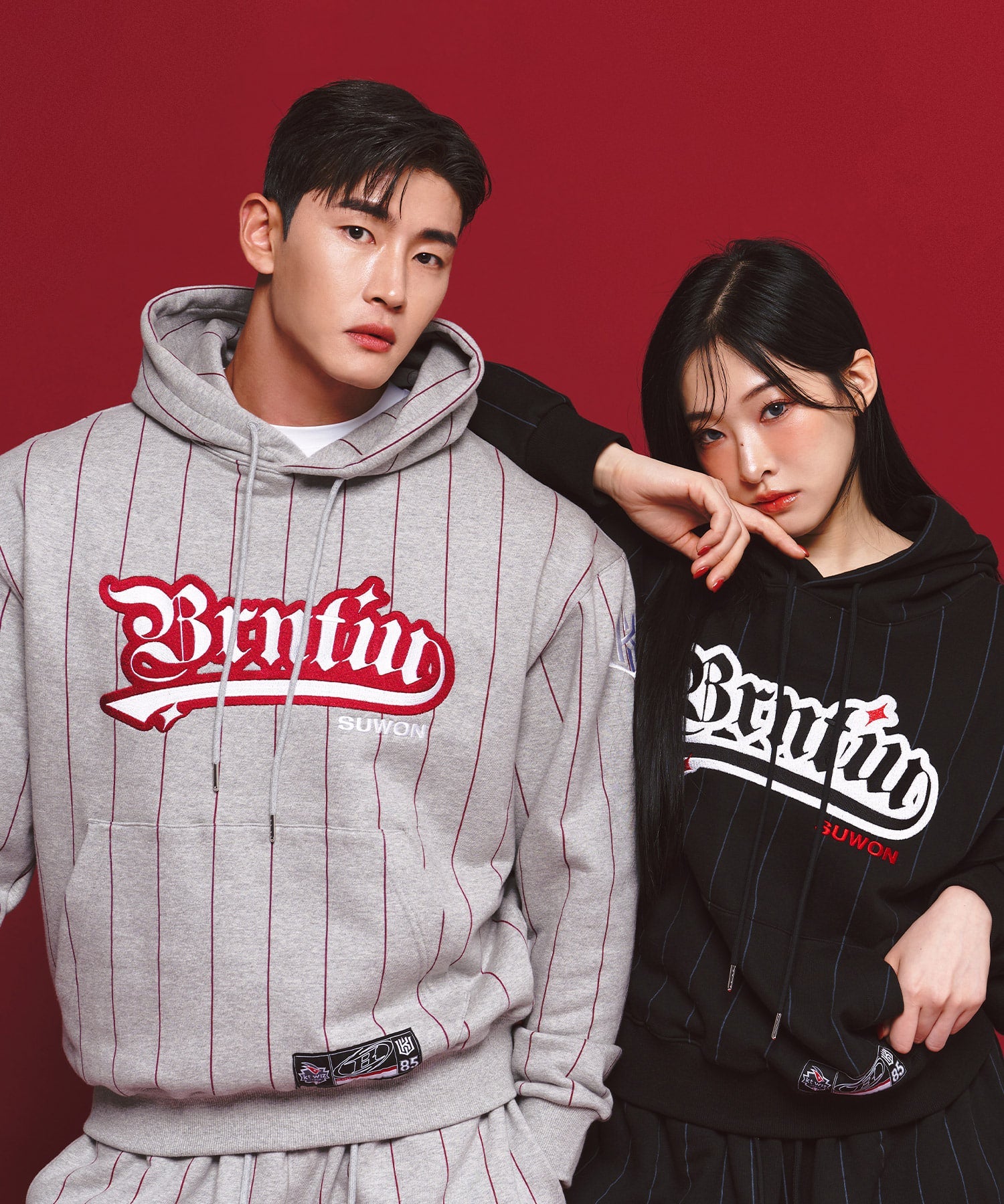 BORNTOWIN X KT WIZ HOODIE [BLACK]