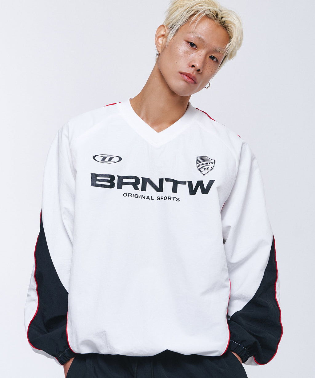 BRNTW VENTILATION NYLON TOP [WHITE]