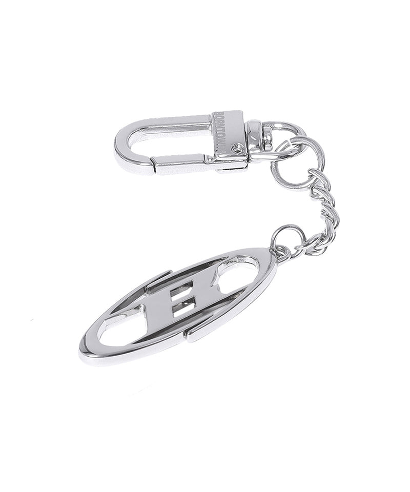 SYMBOL METAL KEYRING [SILVER] Main image