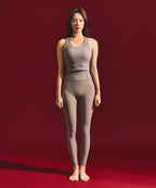 W B-FLEX BRA TOP [BROWN]