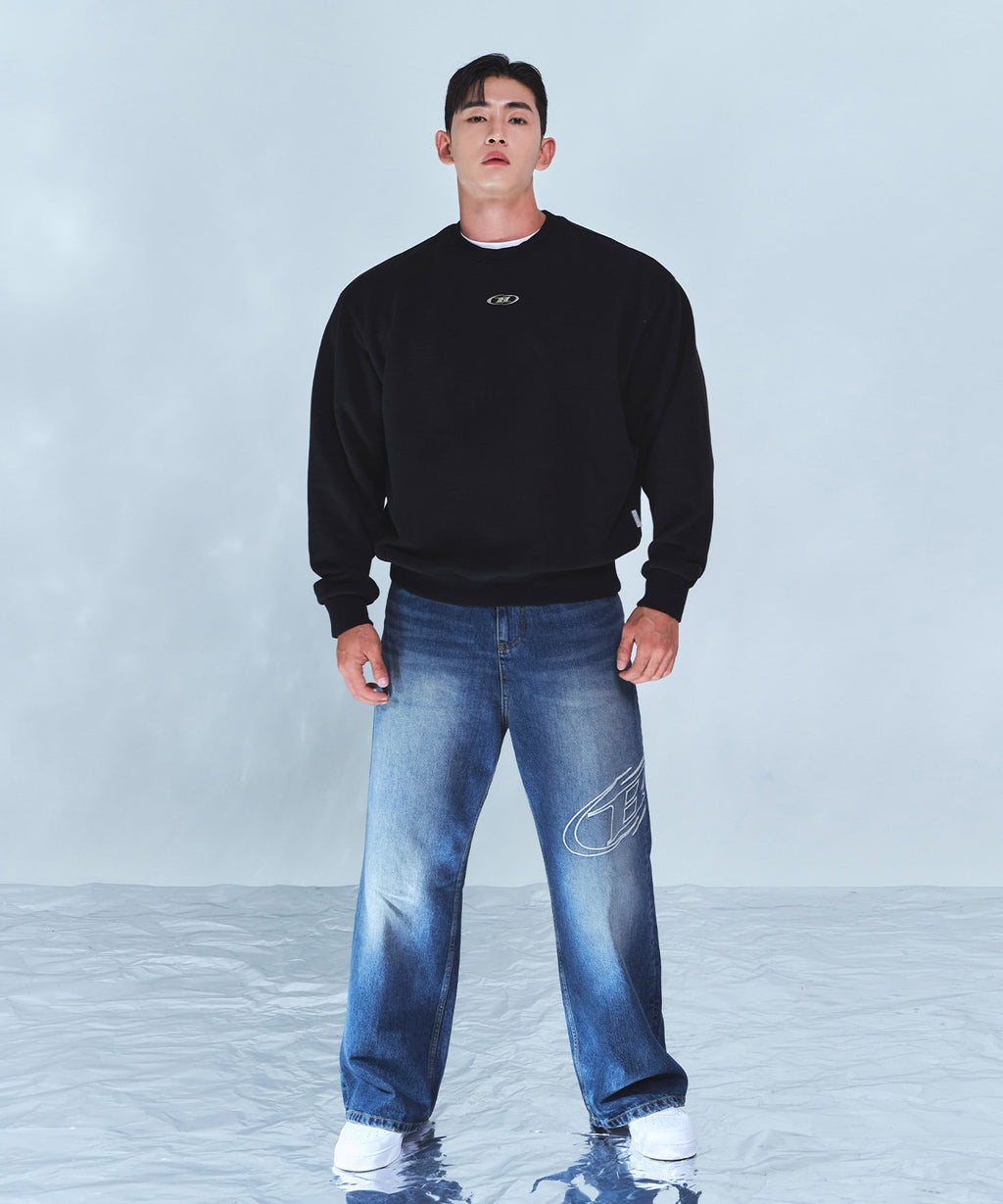 CHROME B SWEATSHIRTS [BLACK]