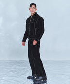 VELVET DENIM TRUCKER JACKET