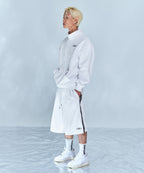 CHROME B BLACK LINE HALF PANTS LONG VER