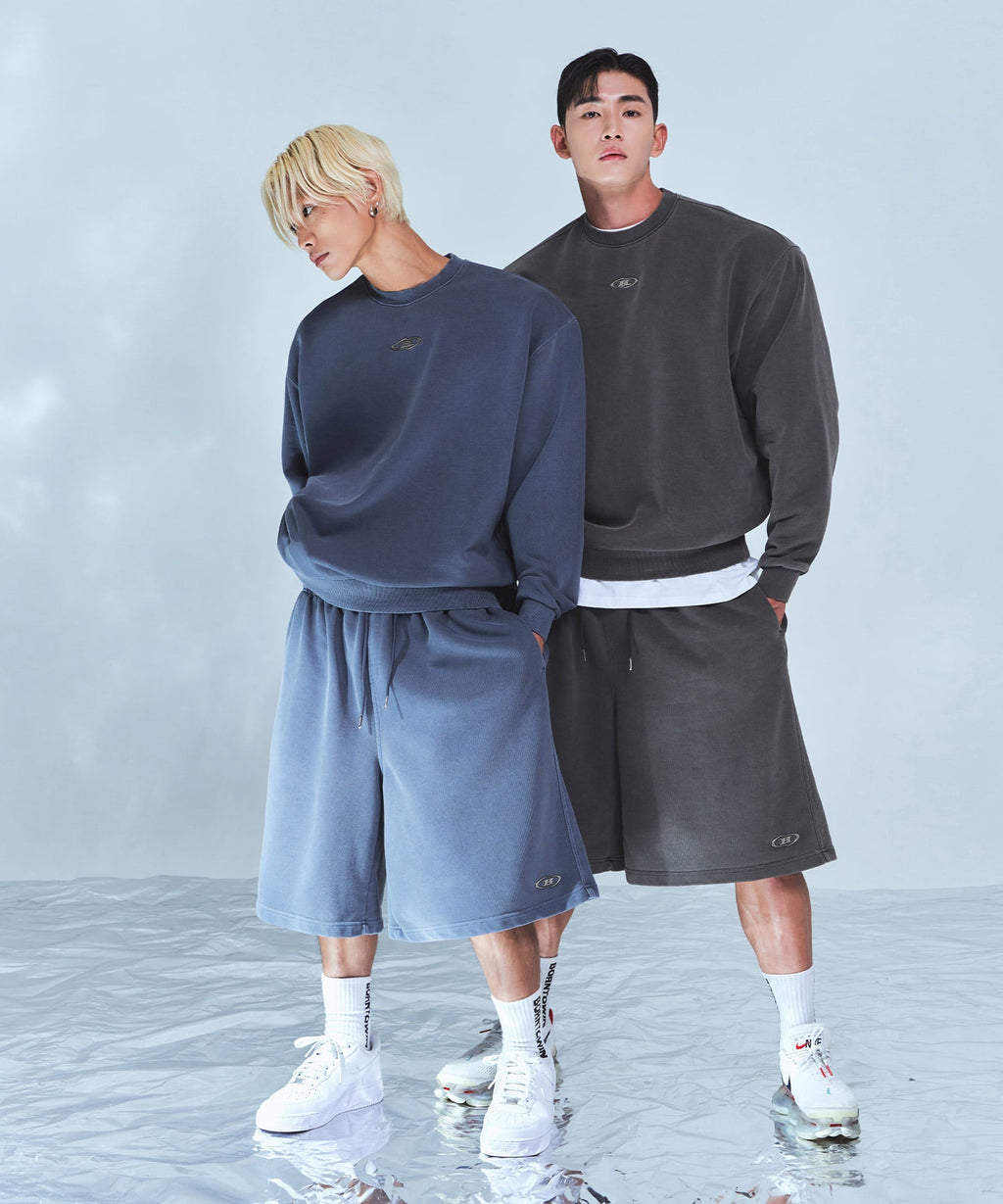 CHROME B PIGMENT SWEATSHIRTS [CHARCOAL]